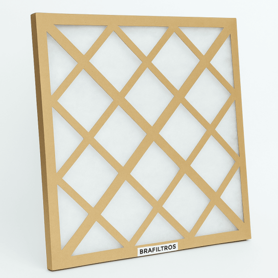 Filtro Encartonado Plano Sintético